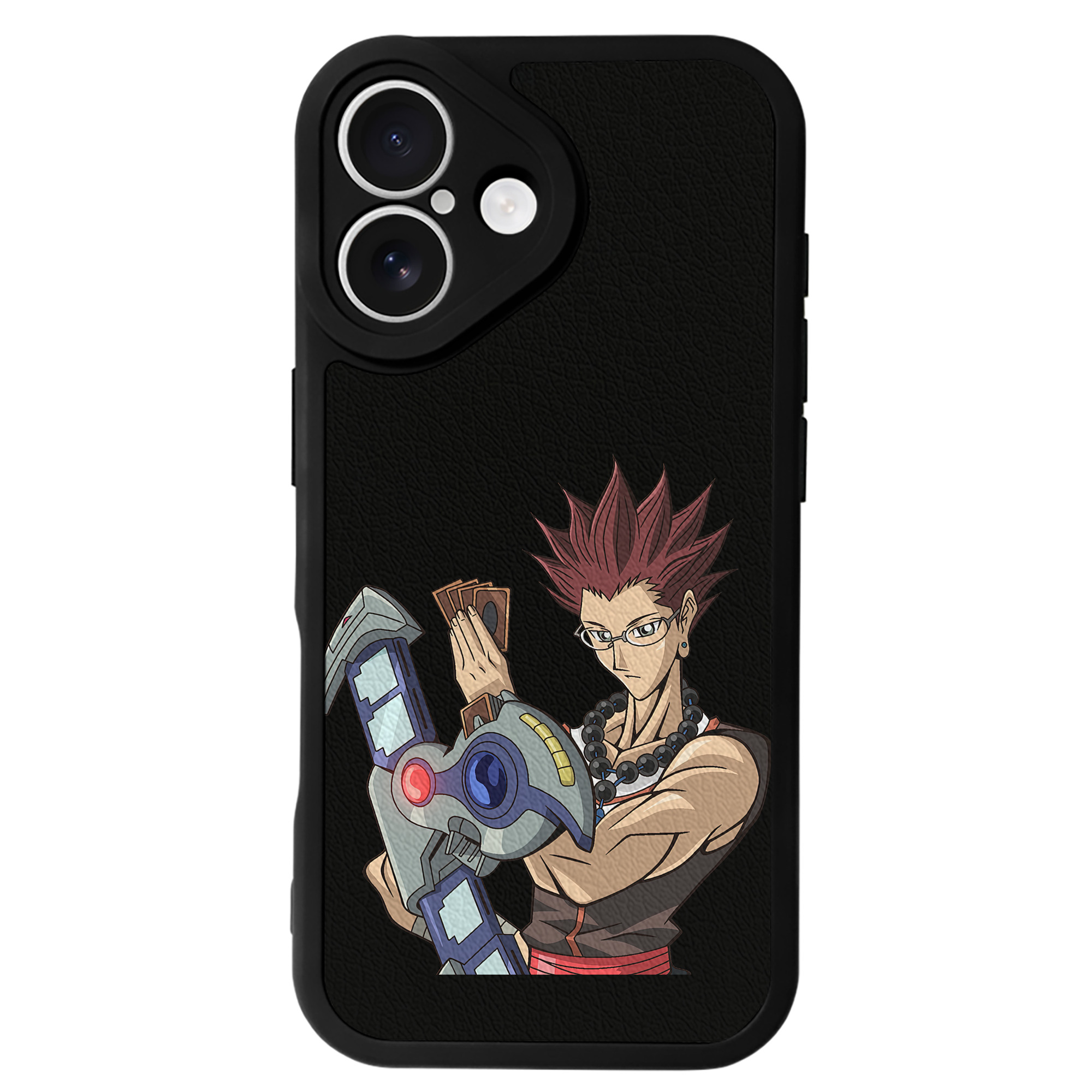 遊☆戯☆王 Yu-Gi-Oh! 【iPhone 16シリーズ対応】シリコンスマホケース（レザー調） 材質：シリコン
